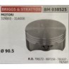 BRUMAR PISTONE COMPLETO BRIGGS & STRATTON MOTORI 319000  31A000  Ø 905 DSpinotto   RO 796172  697159  791937  792507