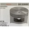 BRUMAR PISTONE COMPLETO DAYEE RASAERBA DY 21SQ  Ø 70 2 segmenti + raschiaolio DSpinotto 16  RO