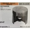 BRUMAR PISTONE COMPLETO DOLMAR  SACHS  MAKITA MOTOSEGHE 123 309 (1°  2° serie)  Ø 47 DSpinotto 12  RO 122132100