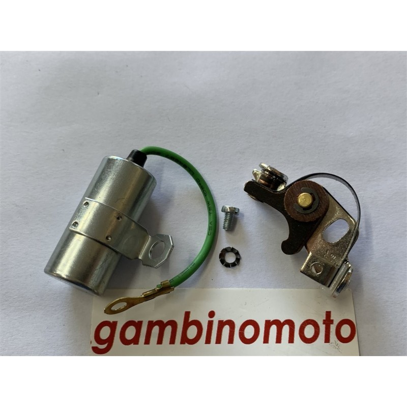 CONDENSATORE + CONTATTI PIAGGIO APE MP 500 501 550 600 601