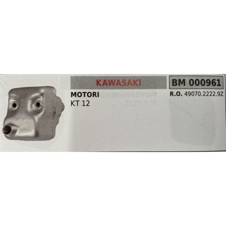BRUMAR MARMITTA KAWASAKI  MOTORI KT 12  RO 4907022229Z