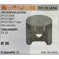 BRUMAR PISTONE COMPLETO EMAK  OLEO MAC  DYNAMAC  EFCO DECESPUGLIATORI EFCO 300A EFCO 300T EFCO 310 2° tipo tipo vecchio TAGLIAS