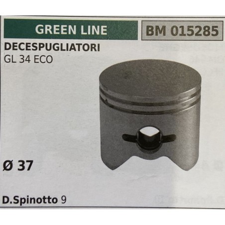 BRUMAR PISTONE COMPLETO GREEN LINE DECESPUGLIATORI GL 34 ECO  Ø 37 DSpinotto 9  RO