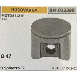 BRUMAR PISTONE COMPLETO HUSQVARNA MOTOSEGHE 359  Ø 47 D Spinotto 12  RO 537157202