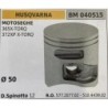 BRUMAR PISTONE COMPLETO HUSQVARNA MOTOSEGHE 365XTORQ 372XP XTORQ  Ø 50 D Spinotto 12  RO 577207702  510443902