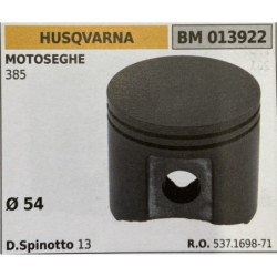 BRUMAR PISTONE COMPLETO HUSQVARNA MOTOSEGHE 385  Ø 54 D Spinotto 13  RO 537169871