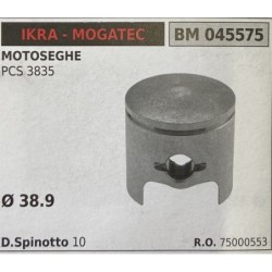 BRUMAR PISTONE COMPLETO IKRA  MOGATEC MOTOSEGHE PCS 3835  Ø 389 D Spinotto 10  RO 75000553