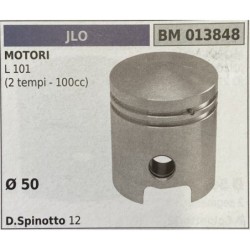 BRUMAR PISTONE COMPLETO JLO MOTORI L 101 (2 tempi  100cc)  Ø 50 D Spinotto 12  RO