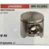 BRUMAR PISTONE COMPLETO JONSERED MOTOSEGHE JO 2041  Ø 40 D Spinotto 10  RO