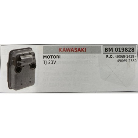BRUMAR MARMITTA KAWASAKI  MOTORI TJ 23V  RO 490692439  490692380