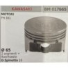 BRUMAR PISTONE COMPLETO KAWASAKI MOTORI FH 381  Ø 65 2 segmenti + raschiaolio D Spinotto 16  RO