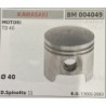 BRUMAR PISTONE COMPLETO KAWASAKI MOTORI TD 40  Ø 40 D Spinotto 11  RO 130012083