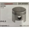 BRUMAR PISTONE COMPLETO KAWASAKI MOTORI TH 43  Ø 415 D Spinotto 11  RO 130012140