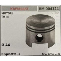 BRUMAR PISTONE COMPLETO KAWASAKI MOTORI TH 48  Ø 44 D Spinotto 11  RO 130012141