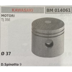 BRUMAR PISTONE COMPLETO KAWASAKI MOTORI TJ 35E  Ø 37 D Spinotto 9  RO