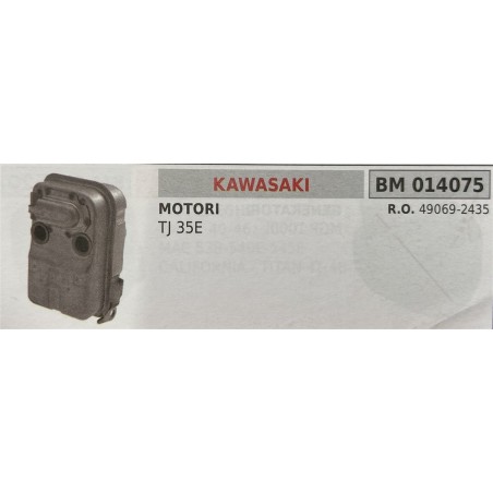BRUMAR MARMITTA KAWASAKI  MOTORI TJ 35E  RO 490692435