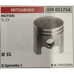 BRUMAR PISTONE COMPLETO MITSUBISHI MOTORI TL 23  Ø 31  D Spinotto 8  RO KP01028AA