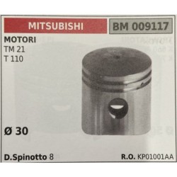 BRUMAR PISTONE COMPLETO MITSUBISHI MOTORI TM 21 T 110  Ø 30  D Spinotto 8  RO KP01001AA