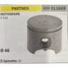 BRUMAR PISTONE COMPLETO PARTNER MOTOSEGHE P 543  Ø 46  D Spinotto 10  RO