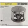 BRUMAR PISTONE COMPLETO PARTNER MOTOSEGHE P 610  Ø 47  D Spinotto 12  RO