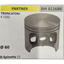 BRUMAR PISTONE COMPLETO PARTNER TRONCATORI K 1250  Ø 60  D Spinotto 13  RO