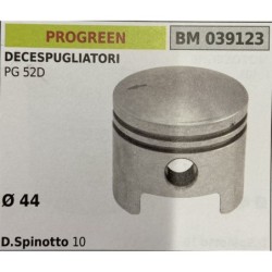 BRUMAR PISTONE COMPLETO PROGREEN DECESPUGLIATORI PG 52D  Ø 44 D Spinotto 10  RO
