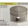 BRUMAR PISTONE COMPLETO PROGREEN RASAERBA PG 5380 SQ  Ø 70 2 segmenti + raschiaolio D Spinotto 18  RO