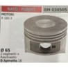 BRUMAR PISTONE COMPLETO RATO  PUBERT MOTORI R 1803  Ø 65 2 segmenti + raschiaolio D Spinotto 18  RO