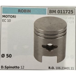 BRUMAR PISTONE COMPLETO ROBIN MOTORI EC 10  Ø 50 D Spinotto 12  RO 1062340111