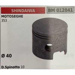 BRUMAR PISTONE COMPLETO SHINDAIWA MOTOSEGHE 353  Ø 40 D Spinotto 10  RO