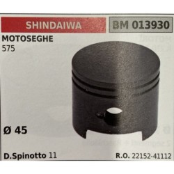 BRUMAR PISTONE COMPLETO SHINDAIWA MOTOSEGHE 575  Ø 45 D Spinotto 11  RO 2215241112
