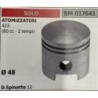 BRUMAR PISTONE COMPLETO SOLO ATOMIZZATORI 423 (80 cc  2 tempi)   Ø 48 D Spinotto 12  RO