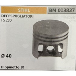 BRUMAR PISTONE COMPLETO STIHL DECESPUGLIATORI FS 280   Ø 40 D Spinotto 10  RO