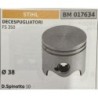 BRUMAR PISTONE COMPLETO STIHL DECESPUGLIATORI FS 350   Ø 38 D Spinotto 10  RO
