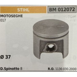 BRUMAR PISTONE COMPLETO STIHL MOTOSEGHE 017   Ø 37 D Spinotto 8  RO 11300302000