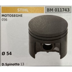 BRUMAR PISTONE COMPLETO STIHL MOTOSEGHE 056  Ø 54 D Spinotto 13 RO
