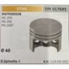 BRUMAR PISTONE COMPLETO STIHL MOTOSEGHE MC 200 MS 200 MS 200T  Ø 40 D Spinotto 9 RO 11290302002