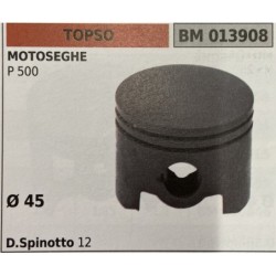 BRUMAR PISTONE COMPLETO TOPSO MOTOSEGHE P 500   Ø 45 D Spinotto 12 RO
