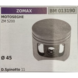 BRUMAR PISTONE COMPLETO ZOMAX MOTOSEGHE ZM 5200   Ø 45 D Spinotto 11 RO