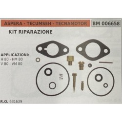 BRUMAR MEMBRANAKIT RIPARAZIONE ASPERA  TECUMSEH  TECNAMOTOR  KIT RIPARAZIONE  APPLICAZIONI H 80  HM 80 V 80  VM 80  RO 631639