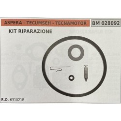 BRUMAR MEMBRANAKIT RIPARAZIONE ASPERA  TECUMSEH  TECNAMOTOR  KIT RIPARAZIONE  RO 631021B