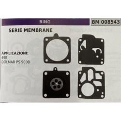 BRUMAR MEMBRANAKIT RIPARAZIONE BING  SERIE MEMBRANE  APPLICAZIONI 49B DOLMAR PS 9000  RO