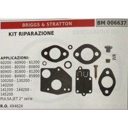 BRUMAR MEMBRANAKIT RIPARAZIONE BRIGGS & STRATTON  KIT RIPARAZIONE  APPLICAZIONI 60200  60900  61200 61900  80200  80800 80900