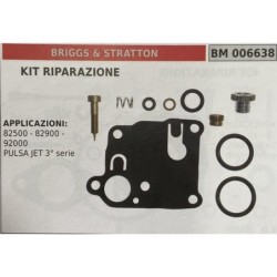 BRUMAR MEMBRANAKIT RIPARAZIONE BRIGGS & STRATTON  KIT RIPARAZIONE  APPLICAZIONI 82500  82900  92000 PULSA JET 3° serie   RO