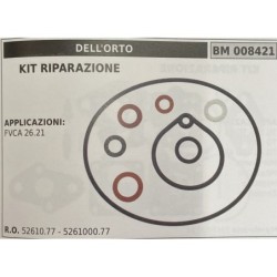 BRUMAR MEMBRANAKIT RIPARAZIONE DELL'ORTO  KIT RIPARAZIONE  APPLICAZIONI FVCA 2621   RO 5261077  526100077