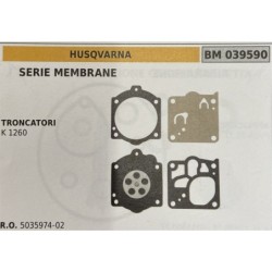 BRUMAR MEMBRANAKIT RIPARAZIONE HUSQVARNA  SERIE MEMBRANE  TRONCATORI K 1260  RO 503597402