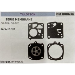 BRUMAR MEMBRANAKIT RIPARAZIONE TILLOTSON  SERIE MEMBRANE DG3HS  DG3HT  Carb HS  HT  Kit ripar BM 006620