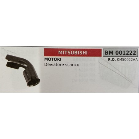 BRUMAR MARMITTA MITSUBISHI  MOTORI deviatore scarico  RO KM50022AA