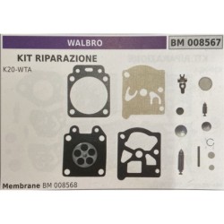 BRUMAR MEMBRANAKIT RIPARAZIONE WALBRO  KIT RIPARAZIONE K20WTA   Membrane BM 008568