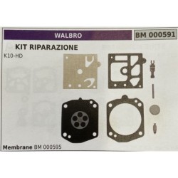 BRUMAR MEMBRANAKIT RIPARAZIONE WALBRO  KIT RIPARAZIONE K10HD  Membrane BM 000595